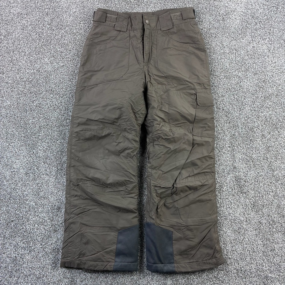 Columbia Snow Pants Youth 10/12 Brown Ski Snowboard Insulated Waterproof Winter